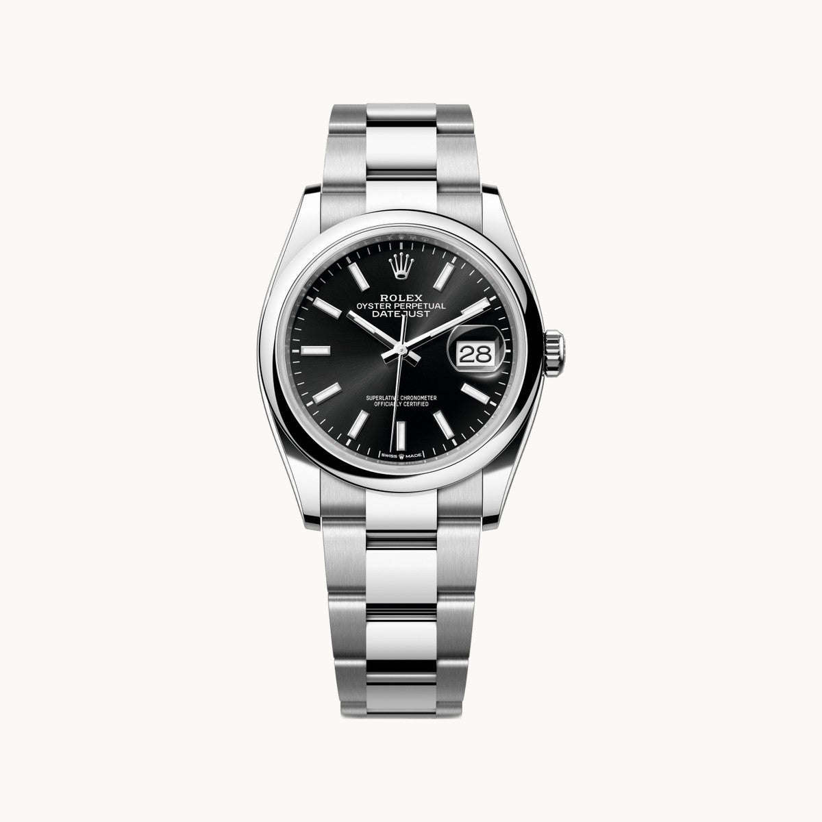 Rolex Datejust 36 126200 Black - Open Wrist