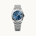 Rolex Datejust 36 126200 Bright Blue - Open Wrist