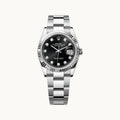 Rolex Datejust 36 126234 Black Fluted Jubilee - Open Wrist