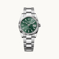 Rolex Datejust 36 126234 Slate Fluted Jubilee - Open Wrist