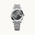 Rolex Datejust 41 126300 Grey Smooth Oyster - Open Wrist