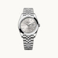 Rolex Datejust 41 126300 Silver Fluted Motif Jubilee - Open Wrist