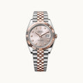 Rolex Datejust 41 126331 Sundust Diamond Everose Jubilee - Open Wrist