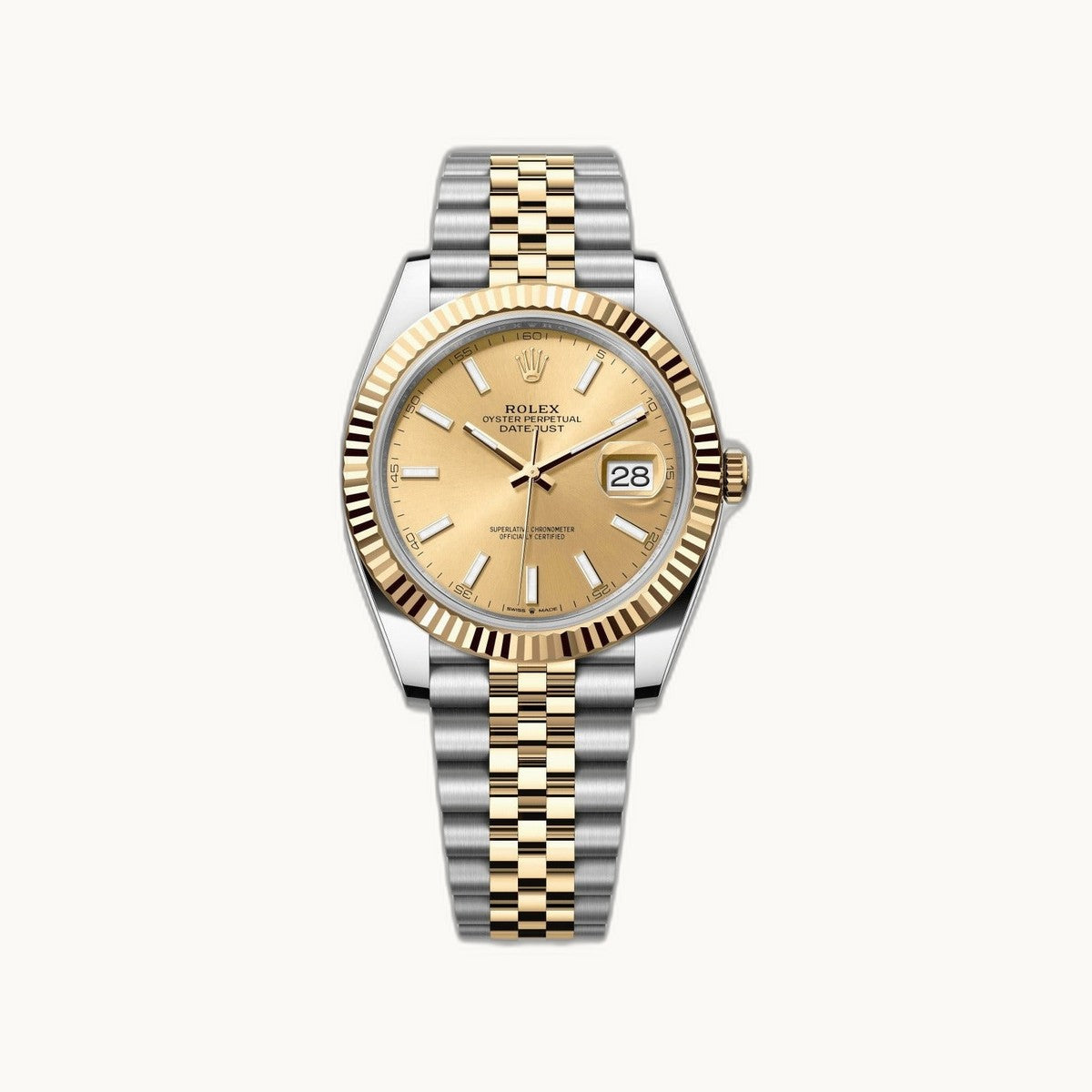 Rolex Datejust 41 126333 Golden TT YG Jubilee - Authenticated by Open Wrist