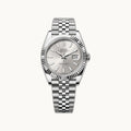 Rolex Datejust 41 126334 Silver Diamond Fluted Jubilee - Authenticated by Open Wrist