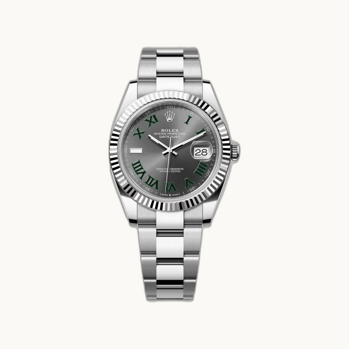 Rolex Datejust 41 126334 Wimbledon Fluted Oyster - Authenticated by Open Wrist