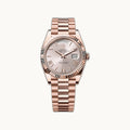 Rolex Day-Date 40 228235 Everose Sundust - Authenticated by Open Wrist