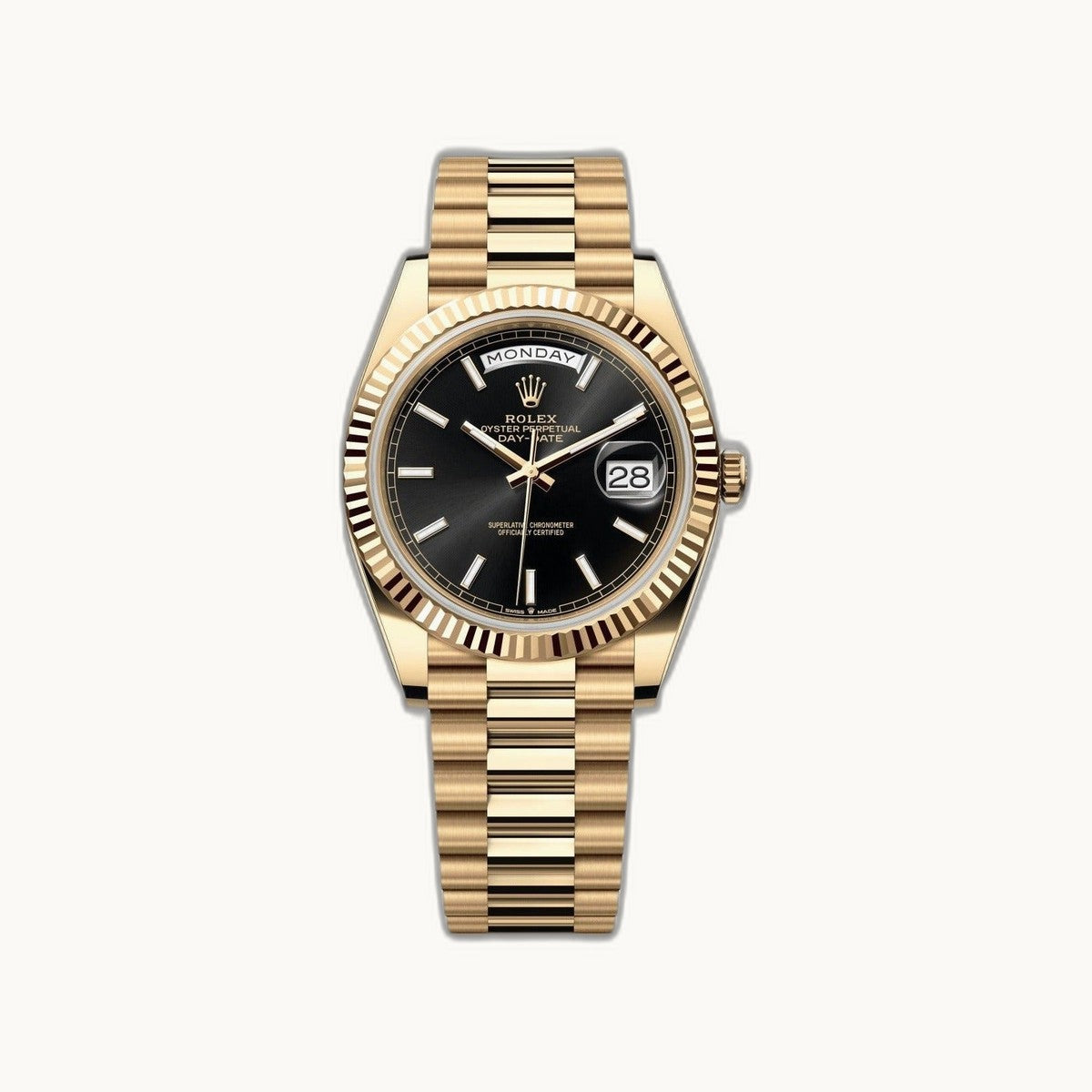 Rolex Day-Date 40 228238 Black - Authenticated by Open Wrist