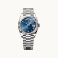 Rolex Day-Date 40 228239 Blue White Gold - Authenticated by Open Wrist
