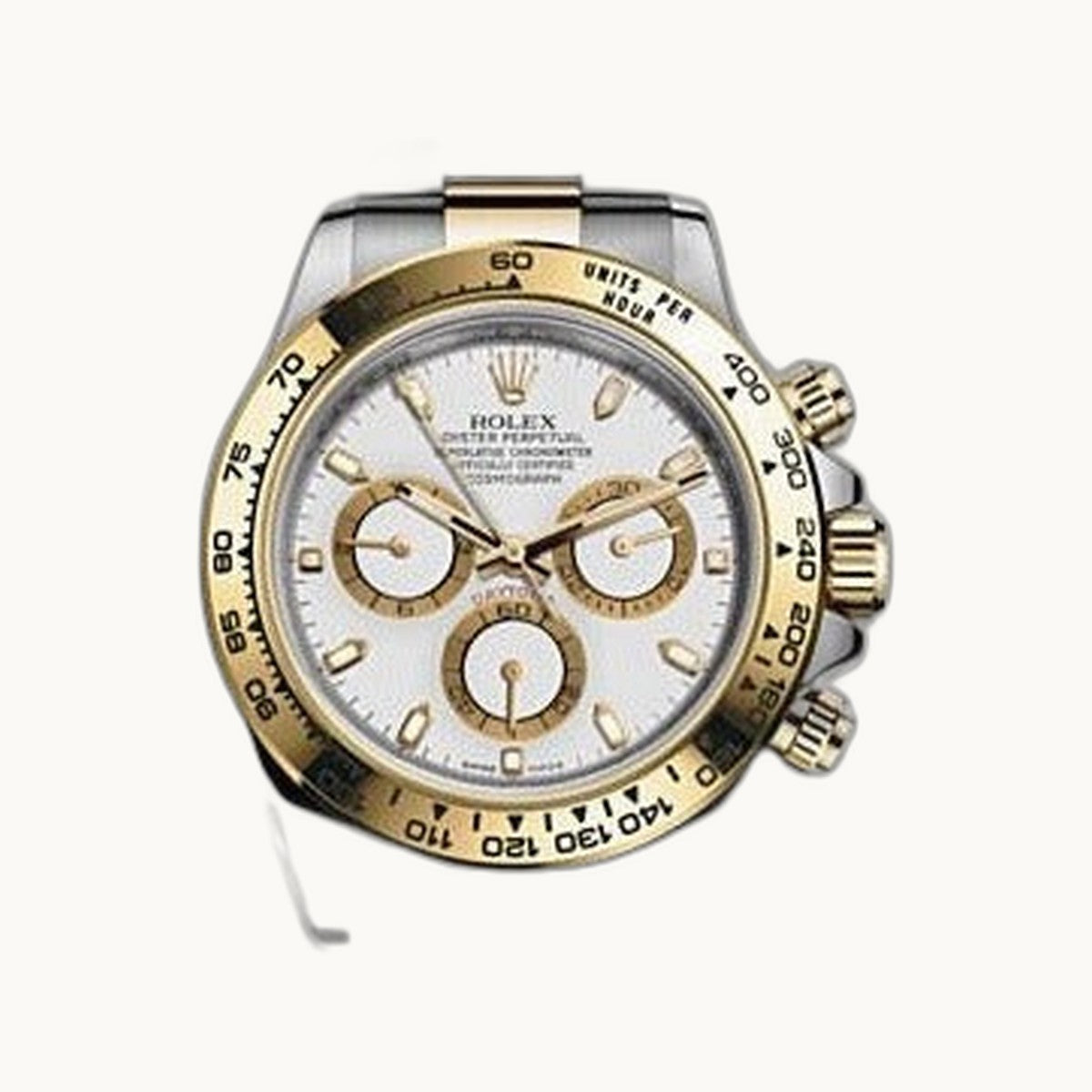 Rolex Daytona 116503 White Two-Tone - Authenticated by Open Wrist