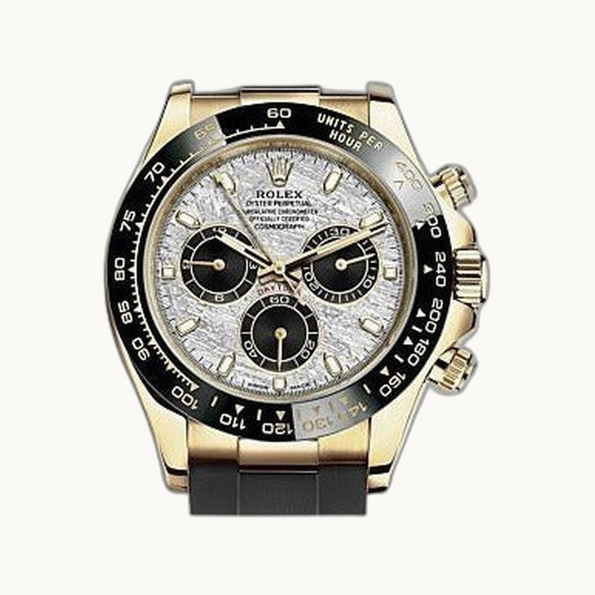 Rolex Daytona 116518LN Yellow Gold Oysterflex - Authenticated by Open Wrist