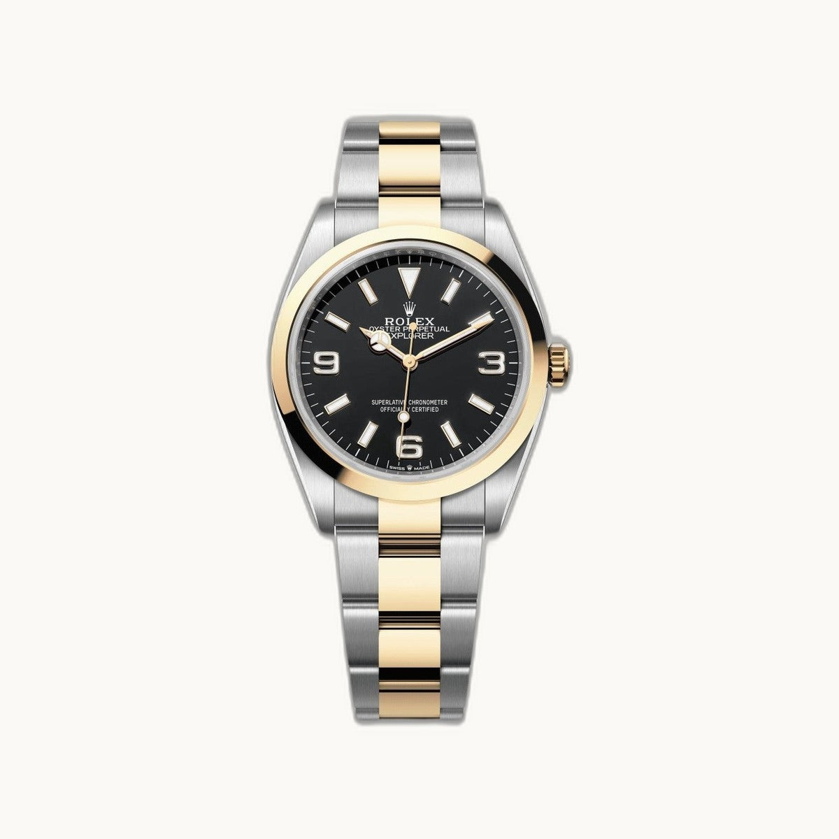 Rolex Explorer 124273 Black Two-Tone - Authenticated by Open Wrist