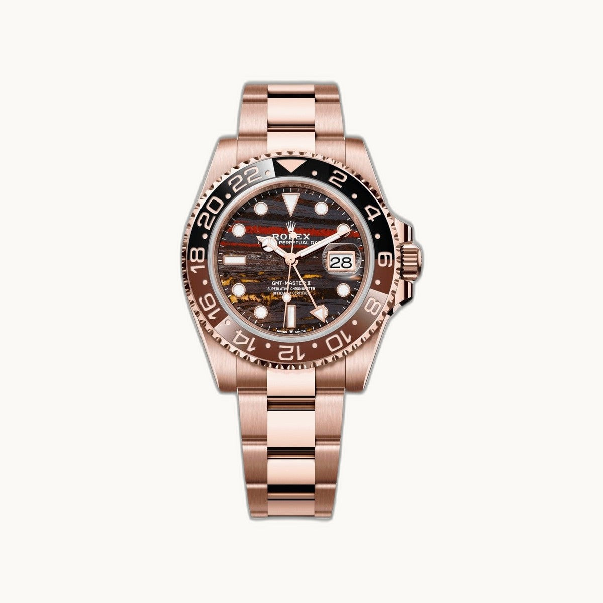 Rolex GMT-Master II 126715CHNR "Root Beer" Full Gold - Authenticated by Open Wrist