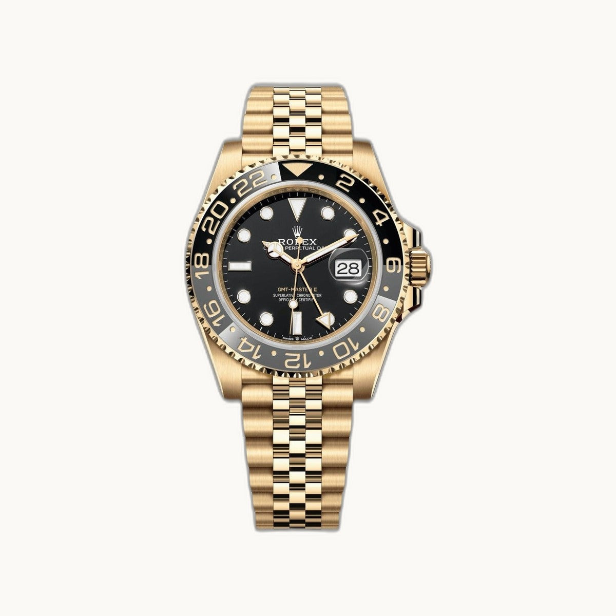Rolex GMT-Master II 126718GRNR Black Yellow Gold "Sprite Gold" - Authenticated by Open Wrist