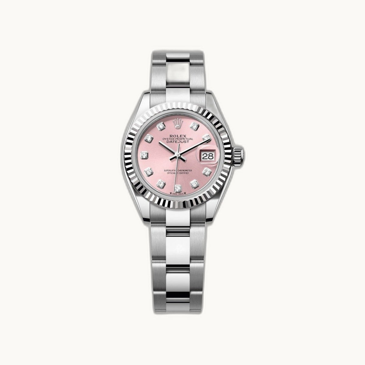 Rolex Lady-Datejust 28 279174 Pink Diamond - Authenticated by Open Wrist
