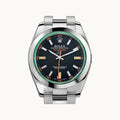 Rolex Milgauss 116400GV Black Green Crystal - Authenticated by Open Wrist