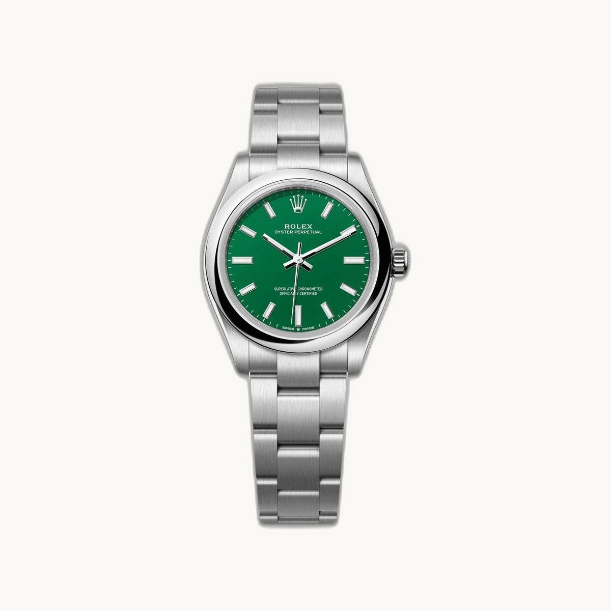 Rolex Oyster Perpetual 31 277200 Green - Authenticated by Open Wrist
