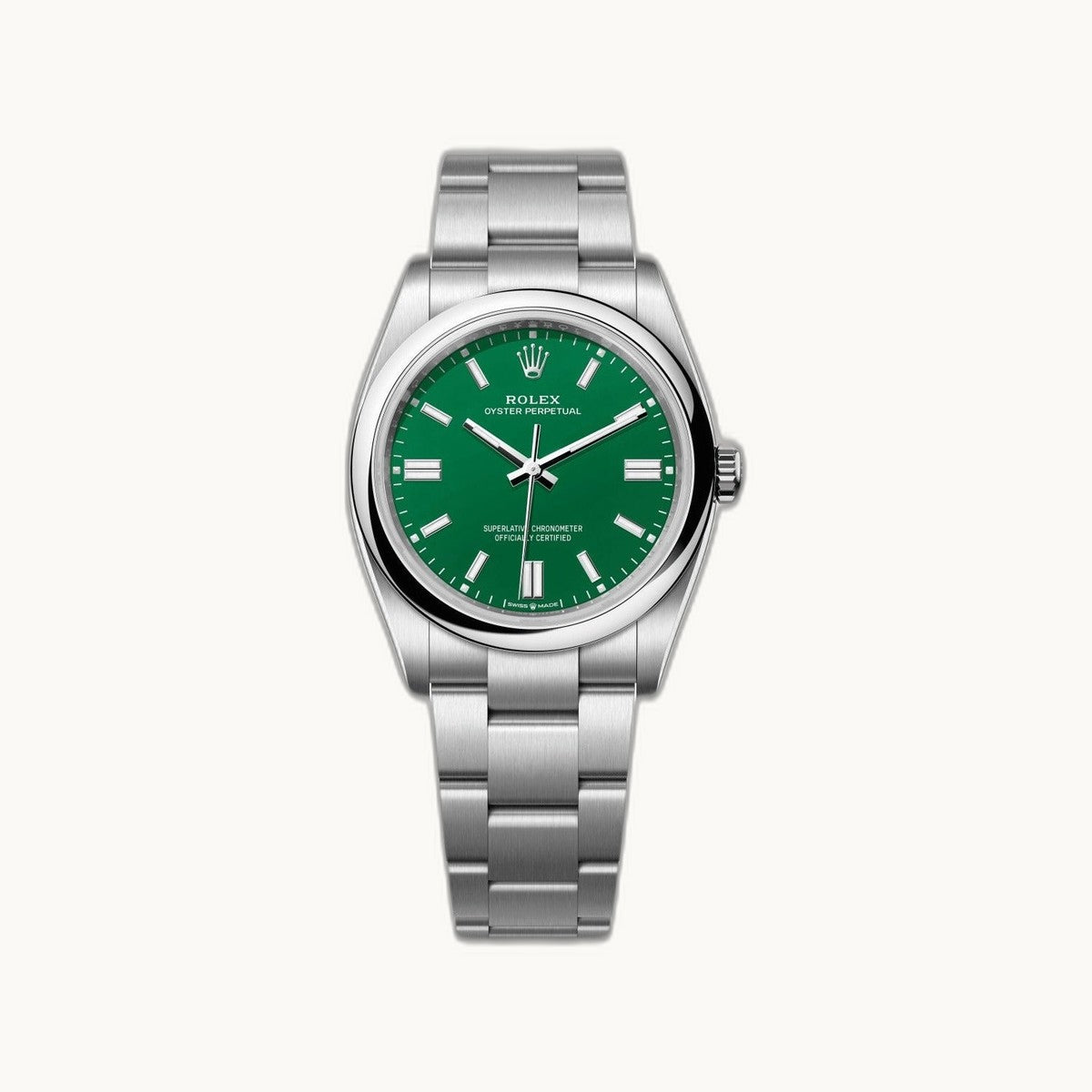 Rolex Oyster Perpetual 36 126000 Light Green - Authenticated by Open Wrist