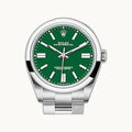 Rolex Oyster Perpetual 41 124300 Green - Authenticated by Open Wrist