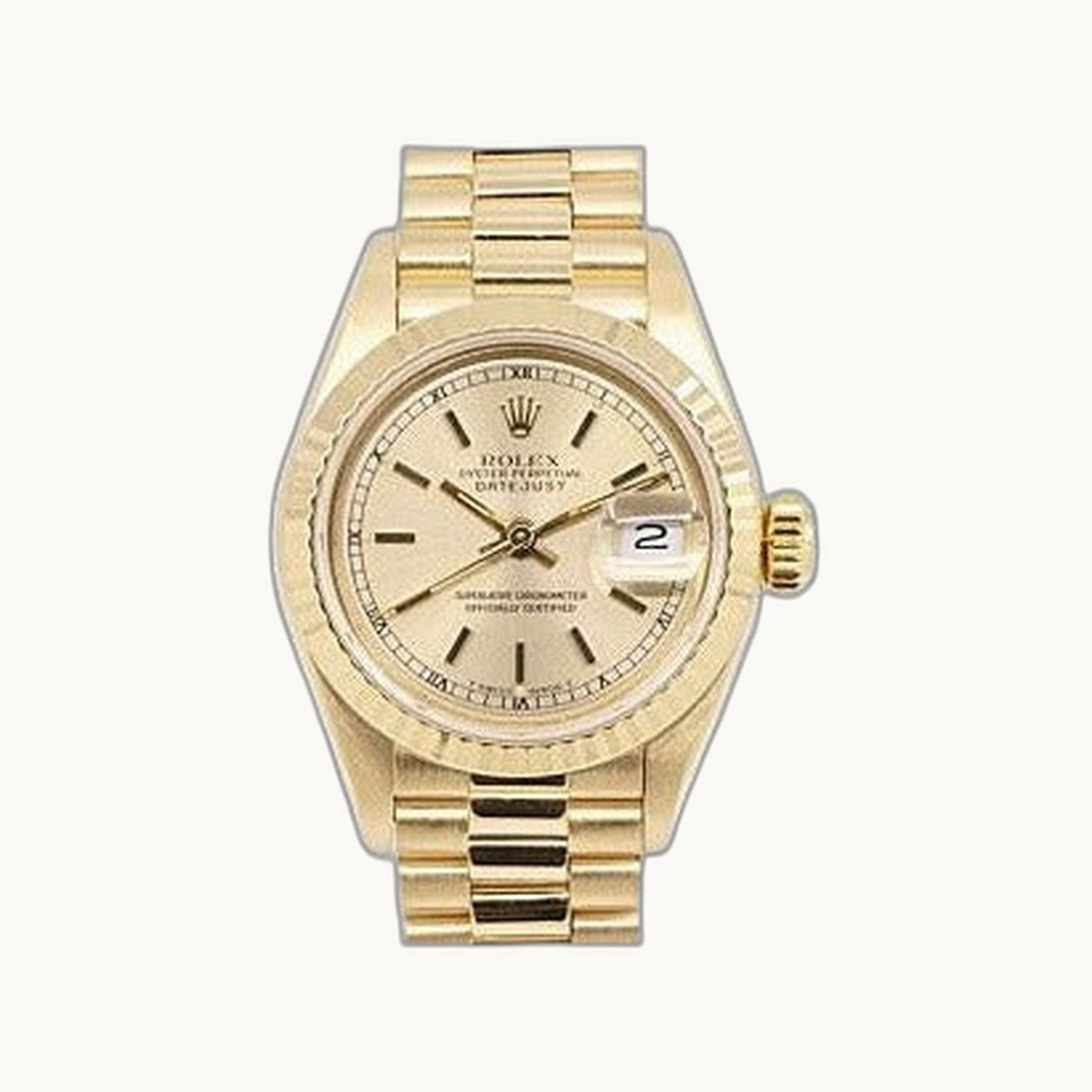 Rolex President 69178 Champagne Ladies - Authenticated by Open Wrist