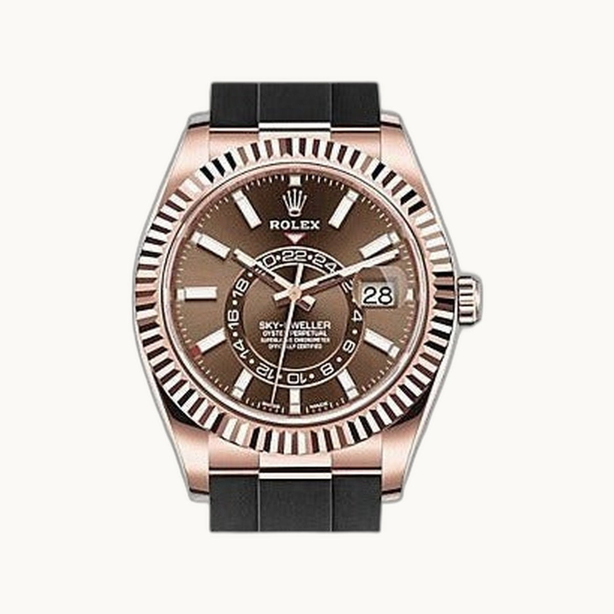 Rolex Sky-Dweller 326235 Chocolate Everose - Authenticated by Open Wrist