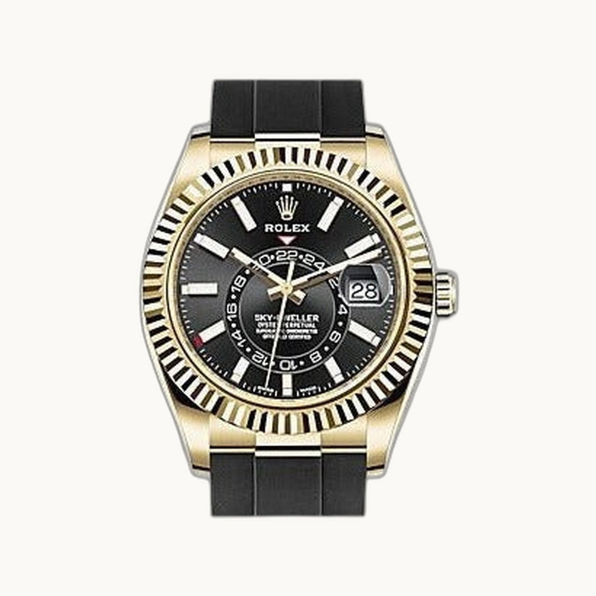 Rolex Sky-Dweller 326238 Black Yellow Gold - Authenticated by Open Wrist