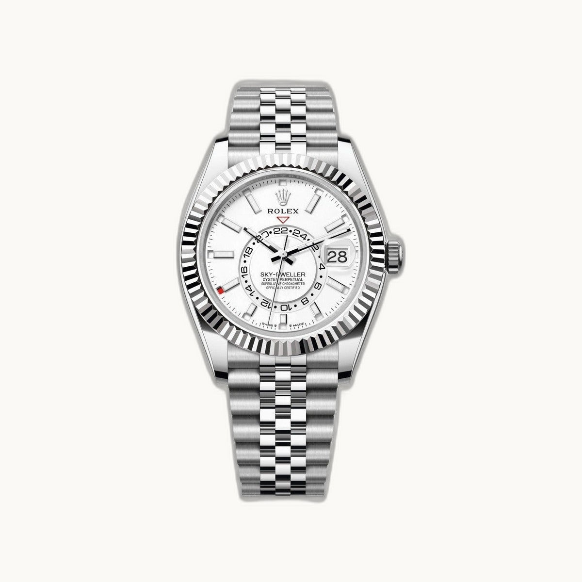 Rolex Sky-Dweller 336934 White Jubilee - Authenticated by Open Wrist