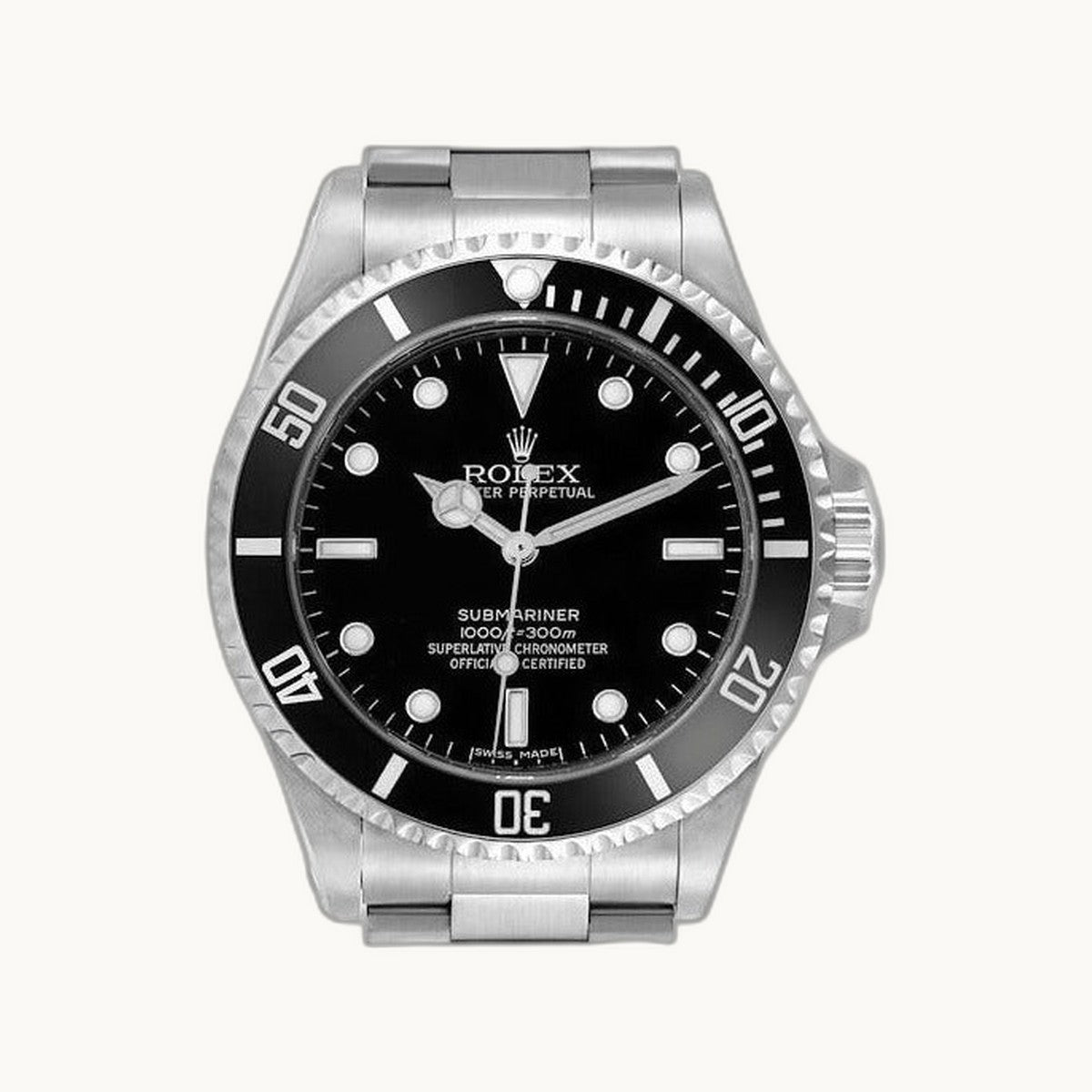 Rolex Submariner 14060M Black No Date - Authenticated by Open Wrist