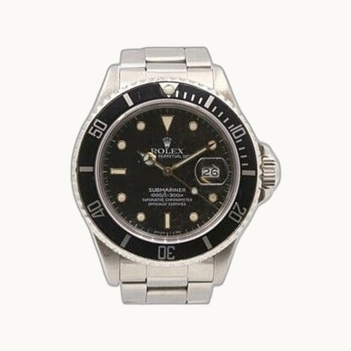 Rolex Submariner 16800 Black Matte - Authenticated by Open Wrist