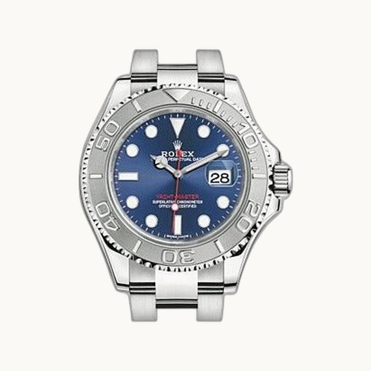 Rolex Yacht-Master 116622 Blue Platinum - Authenticated by Open Wrist