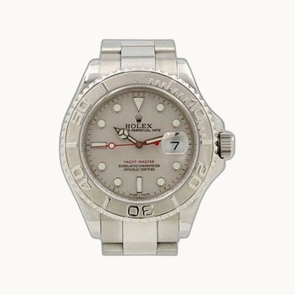 Rolex Yacht-Master 16622 Silver Platinum - Authenticated by Open Wrist