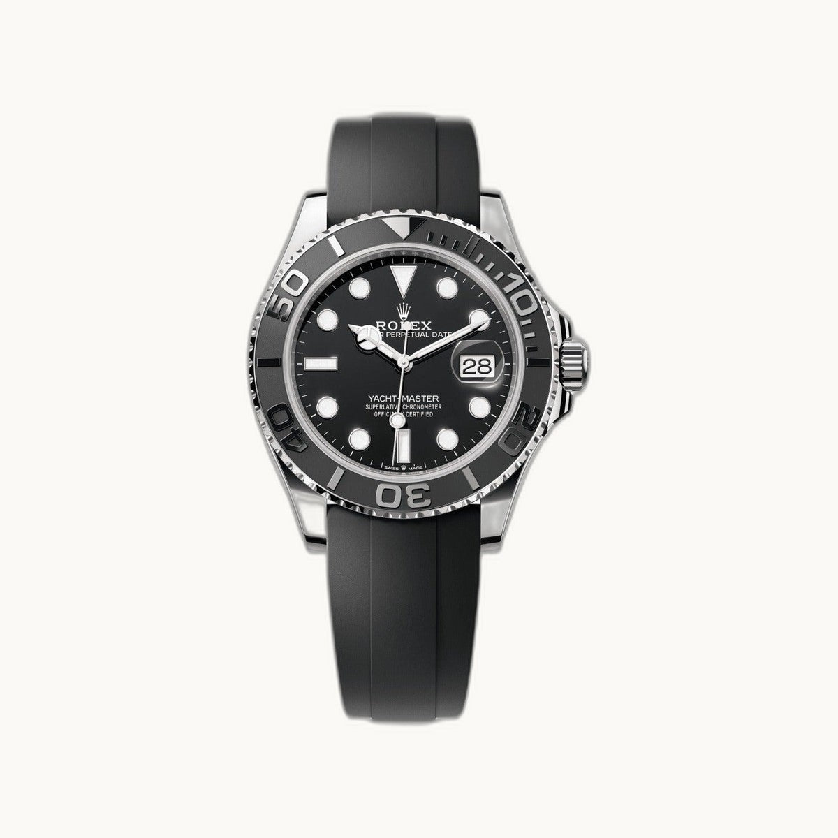 Rolex Yacht-Master 42 226659 White Gold Oysterflex - Authenticated by Open Wrist